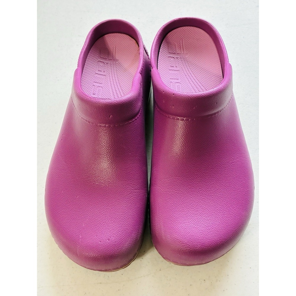 Dansko Kane Slip On Clog Sz 37 US 6/6.5 Hot Pink Rubber Medical Nurse